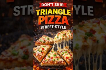 Triangle Pizza 🍕🤤 #recipe #cooking #food
