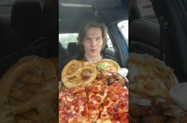 Crazy Spread From BJ’s Brewhouse Ft. MenuFit #shorts #food #eating