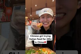 Only Eat Italian Food for 24h in China🇨🇳!!!