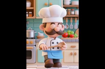 Funny Italian chef tells you to eat a pizza! #food #italy #chef #ai #eating