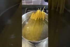 receta de espaguetis De Cecco spaghetti quadrati cooking style🧡