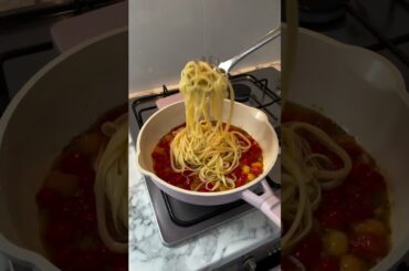 Cherry tomato pasta 🍅🍝 #pasta #cooking  #recipe #easyrecipes #food
