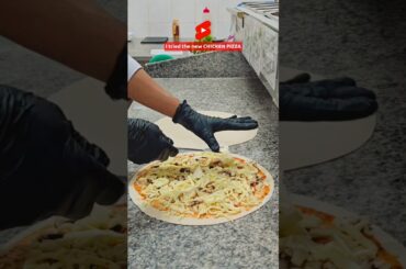 I tried the new chicken pizza #shorts #pizza #pizzalover #food #cooking #pizzashorts