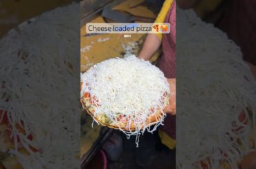 Cheese loaded pizza🍕🥵#youtubeshorts#shorts#pizza#surat#streetfood#food#foodie#recipe#youtube