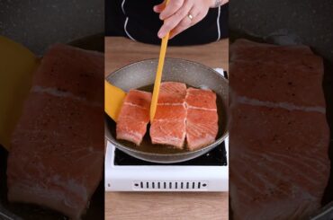 I learned this trick at a restaurant! Juicy and delicious salmon