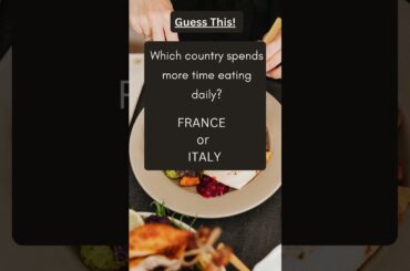More Time Eating: France or Italy? #facts #eat #quiz #icecream #knowledge #eating #italy #france #gk