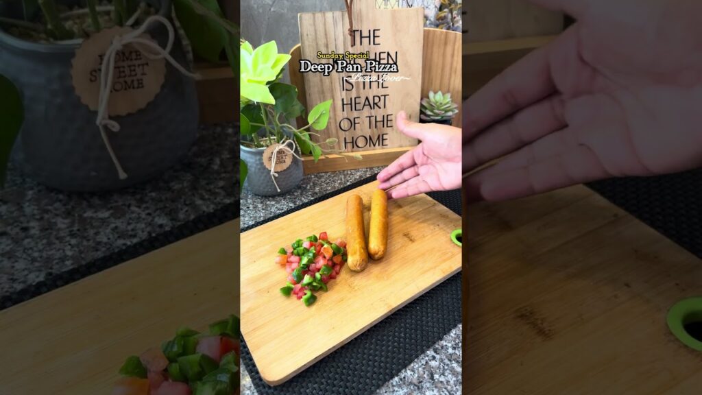 deep pan pizza #food #breakfastsandwich #recipes  #breakfastfood #easyrecipe