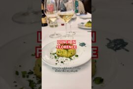 Lunch at the family table at Cammillo in Florence. #foodtour #fooditaly