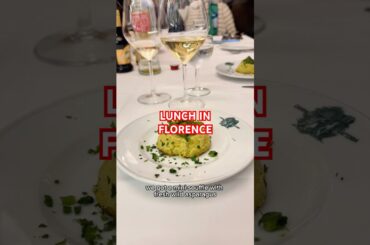 Lunch at the family table at Cammillo in Florence. #foodtour #fooditaly