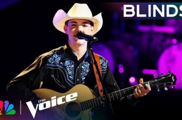 14-Year-Old Country Artist Earns Instant Turn | The Voice Blind Auditions | NBC