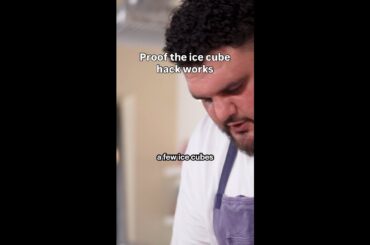 Ice cubes in the oven?! 🧊🔥