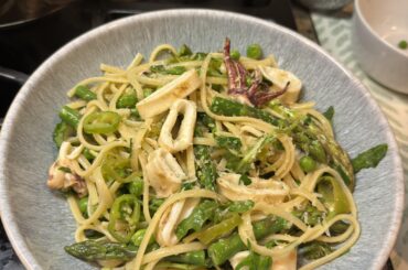 Spring Calamari Pasta