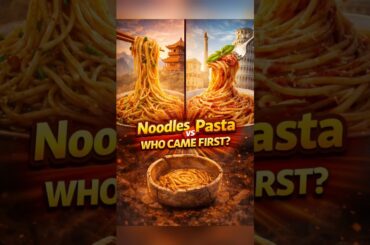 Noodles vs Pasta Who Came First? 🤯🍜