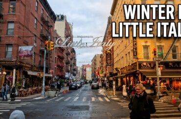 🇮🇹 Exploring Little Italy NYC | Restaurants, Pasta & Winter Streets 🇮🇹