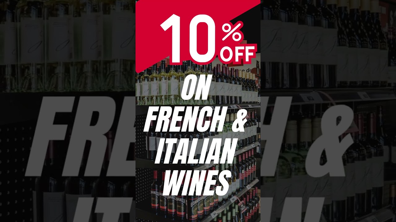 French & Italian Wine Sale 🍷 | 10% Off This Friday Only French & Italian Wine Sale 🍷 | 10% Off This Friday Only