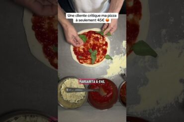 Ma Margherita à 45€ et tout le monde pense que je suis devenu fou #pizza #pizzaiolo #margherita