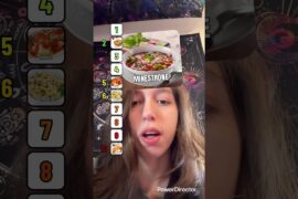 Blind ranking Italian foods