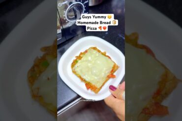 😍Bread Pizza 🍕😋 #trending #shorts #youtubeshorts #recipe #song #viral #india #kitchen #ytshorts