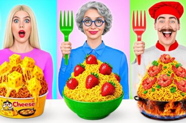 Me vs Grandma Cooking Challenge | Smart Food Ideas by Multi DO Challenge