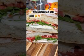 👉 Homemade Italian Sandwich 🥪 | Burrata Sandwich with My Homemade Bread 🤤 #comfortfood