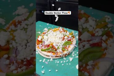 Double Decker Pizza #shorts #pizza #farmfresh #double #cheese #noida #explore #viral #foodvlog