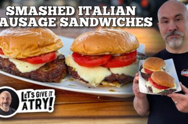 Smashed Italian Sausage Sandwiches | Blackstone Griddles