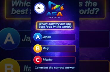 Which country has the best food in the world? #japan #usa #italy #mexico #food #quiz #quiztime