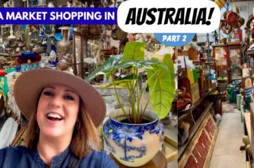 FLEA MARKET SHOPPING! Thrift with us in Sydney, Australia! + Rainforest + MORE! Australia Pt. 2
