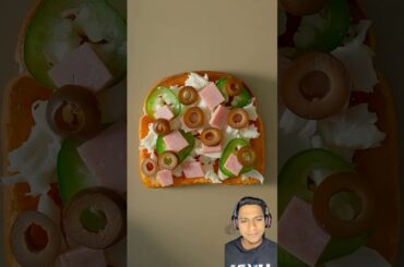 Would You Eat This? Mini Pizza 🍕🤤 |#shorts #cooking #reaction #asmr #pizza #food
