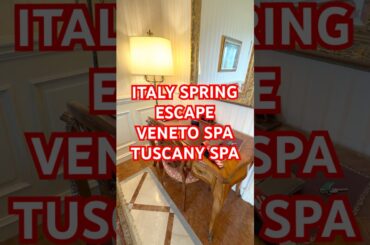 Italian thermal baths in spring be like... 💆‍♂️ #Italy #Luxury #Shorts