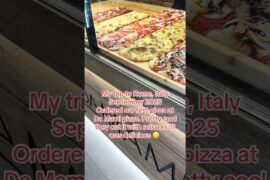 First meal when we arrived in Rome, Italy was at DaMami Pizza. #italianfood #italianfoodie #roma