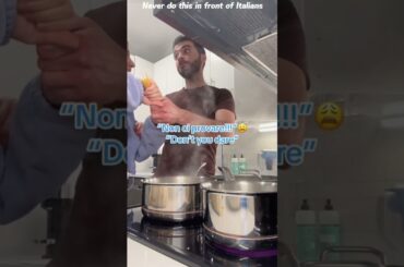 Funny Breaking Spaghetti In Front Of An Italian 😂🍝 #spaghetti #italian #italianfood #breaking