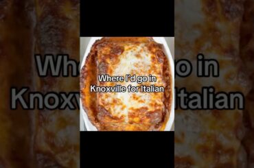 Here is where Iwould go if I wanted a great Italian meal. #knoxville #italianfood #knoxvillerealtor