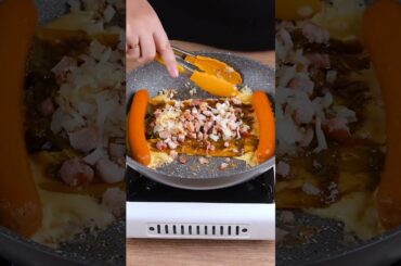 Ultimate Pasta Sausage Hack 🌭🍝 Viral Italian Cooking Trick You Must Try 😍🔥#cooking