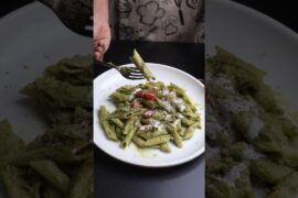 Pesto pasta #pastatime #food #asmr #cooking #recipe #pestopasta #pasta
