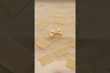 How to Make Farfalle Pasta 🍝 | Classic Italian Bow Tie Pasta