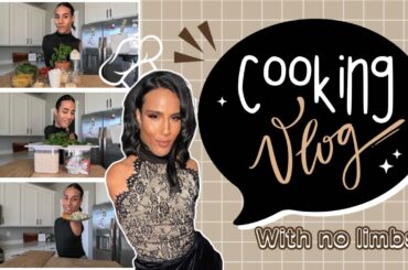 Cooking With No Limbs… Let’s Make Pasta Salad