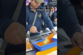 ❤️ Must Try - Italian Cheese Spiral 😍 #shortsfeed #streetfood #shortsviral #potato