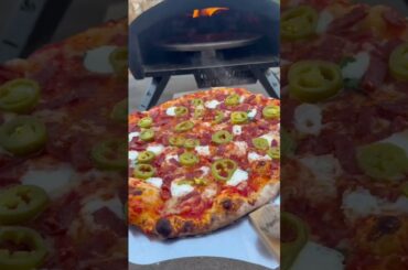 Turn Your Backyard Into A Pizzeria 🔥⁠ Bertello SimulFIRE 16" Rotating Outdoor Pizza Oven