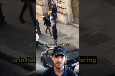 Italy has the most pro members of society 🔥 offering free wine to the tourists