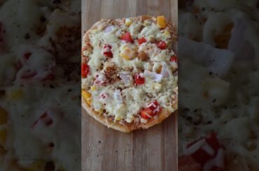 Homemade Pizza Recipe | No Oven Easy Pizza 🍕#shorts