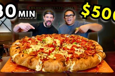 I Tried Colorado's 14lb Pizza... ($500 on the Line)