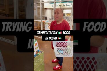 Trying Italian food in Dubai (Eataly Dubai Mall)