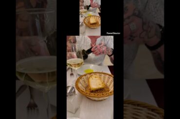 Having some #yummmmy #dinner our last #night in #Florence #Italy , #Tuscany #food #wine #oliveoil