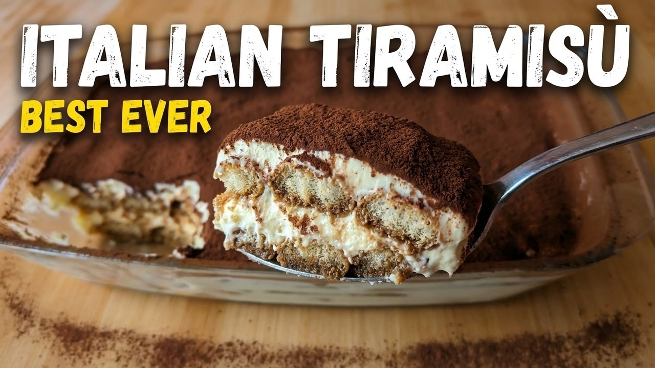 TIRAMISU’ That Tastes Like Italy | Classic Recipe with Mascarpone TIRAMISU' That Tastes Like Italy | Classic Recipe with Mascarpone