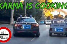BAD DRIVERS OF ITALY dashcam compilation 3.30 - KARMA IS COOKING
