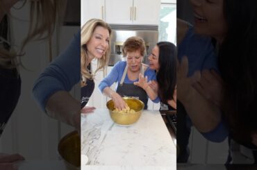 Italian Ricotta Pie with Mama T and my bestie