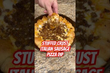 Stuffed Crust Italian Sausage Pizza Dip