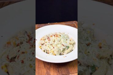 Instant creamy White sauce Pasta 🍝😋 #asmr #pastalover #shorts #asmrcooking #instantrecipe