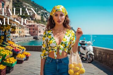 🎶 Italian Vibes & Mediterranean Dreams Music 🎶 2+ Hours Relaxing Amalfi Coast & Lake Como Scenery